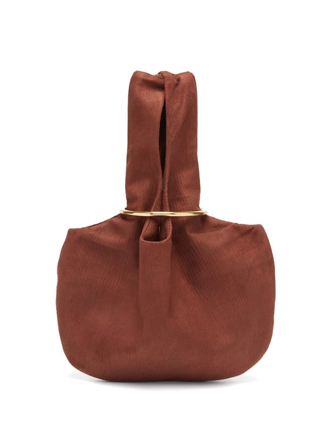 Albus Lumen Sensillo Mini Suede-Corduroy Bag