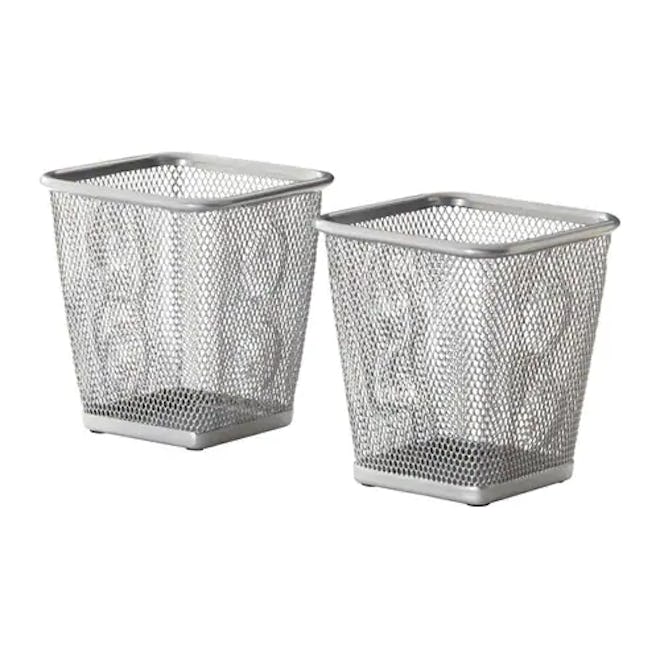 DOKUMENT Pencil Cup - Silver Color (2 Pack) 