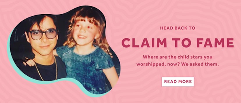 Banner "head back to Claim to Fame", read more about where are the child starts you worshipped now