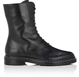 Fara Leather Combat Boots
