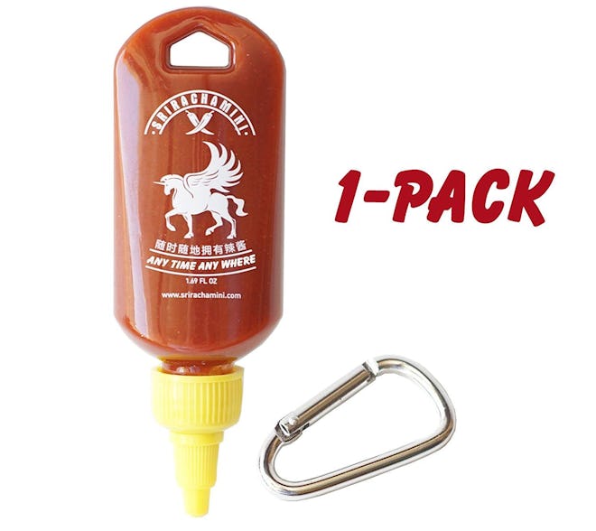 Sriracha Mini Hot Sauce Keychain