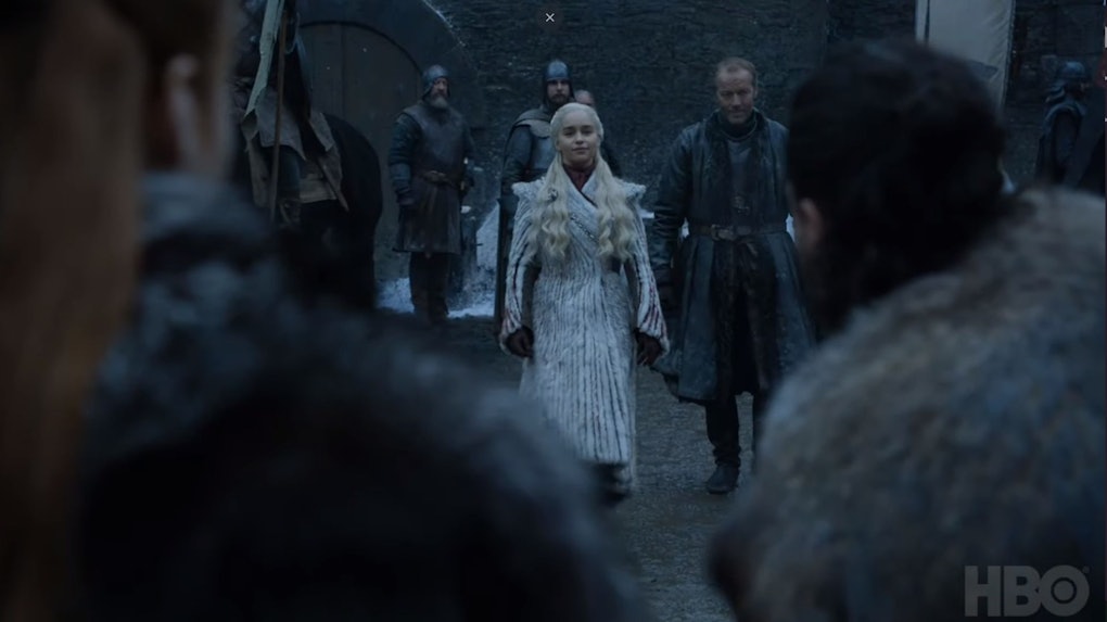 Image result for dany and jon arrive in the north