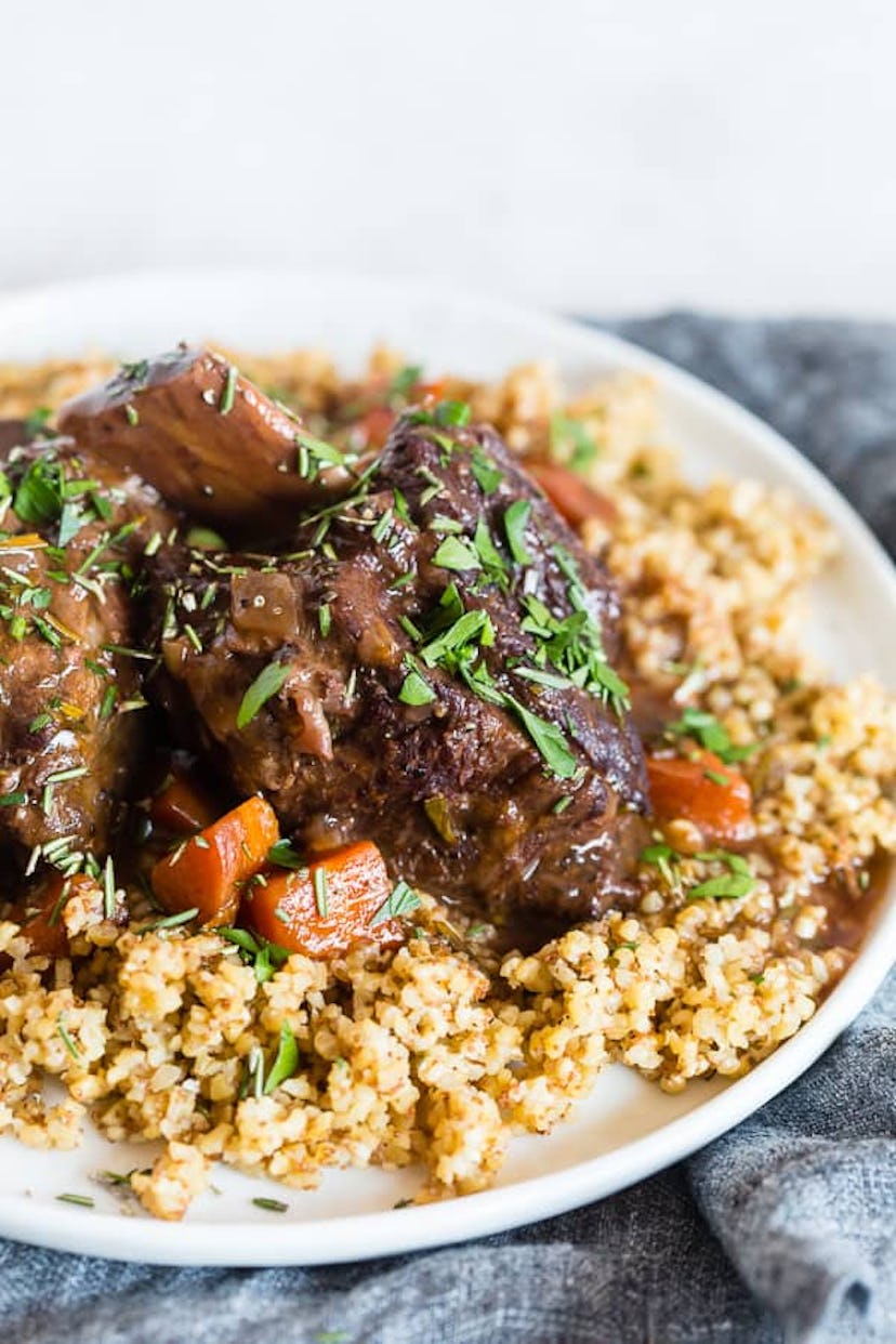 Instant Pot Recipes For Valentine's Day, instant pot red wine rosemary short ribs