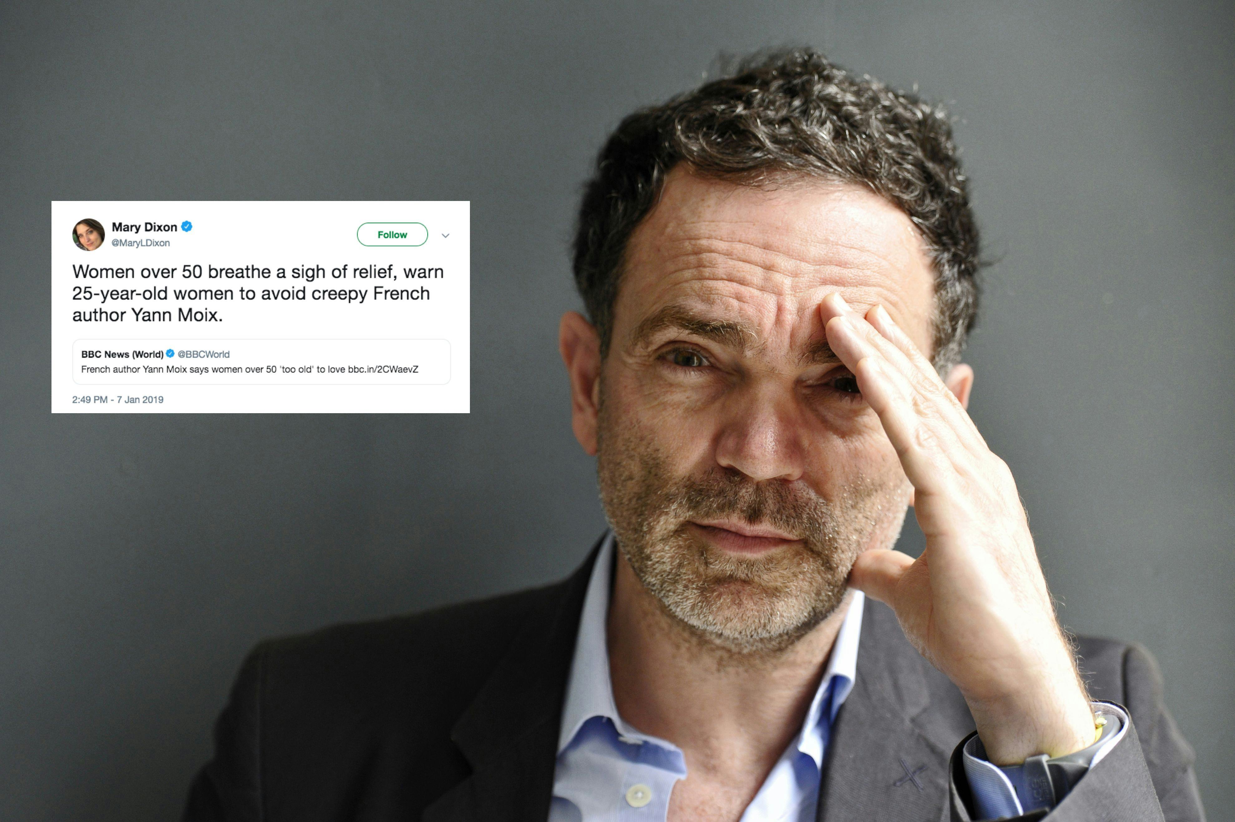 French Author Yann Moix Said Women Over 50 Are 