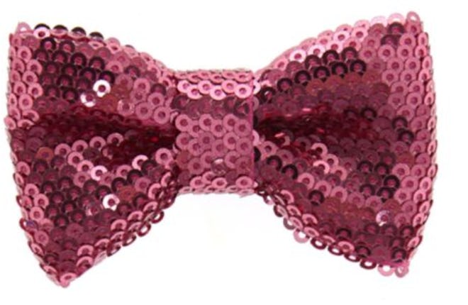Top Paw® Sequin Bling Bow Tie Collar Slide Accessory