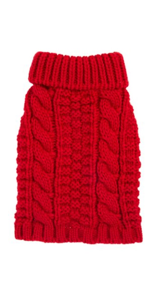 Top Paw® Chunky Knit Pet Sweater