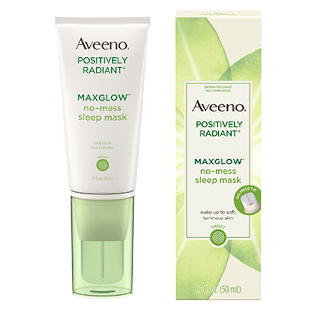 Aveeno Positively Radiant MaxGlow No Mess Sleep Face Mask