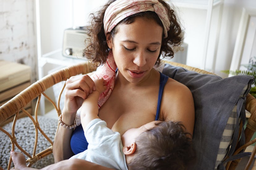 Experts say breastfeeding can cause stretch marks, but it's nothing to worry about.
