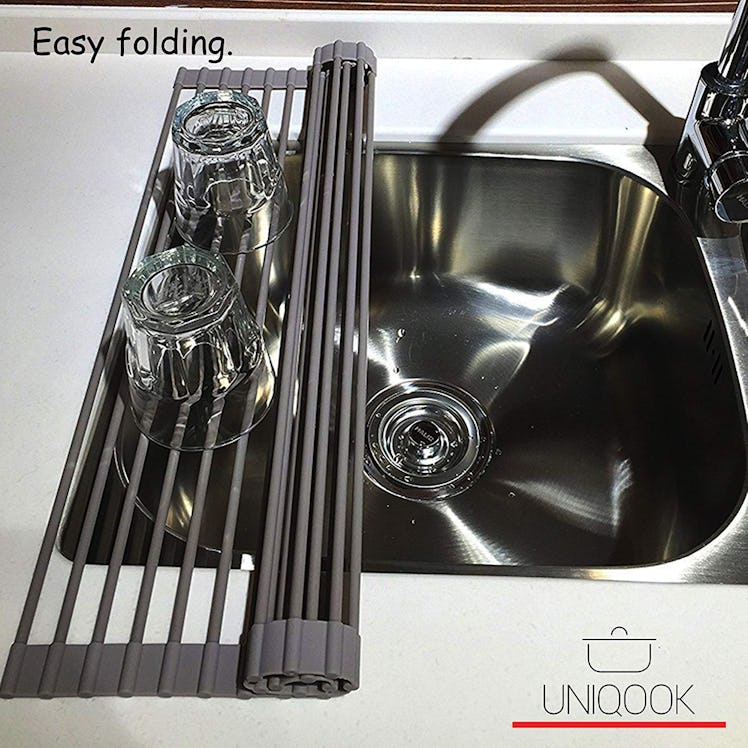 Uniqook Roll-Up Dish Drying Rack
