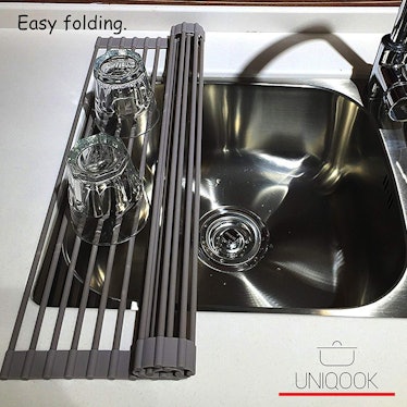 Uniqook Roll-Up Dish Drying Rack