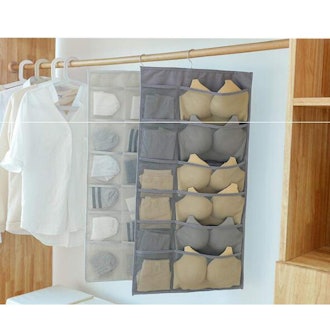TuuTyss 30 Mesh Pockets Dual-Sided Hanging Closet Organizer