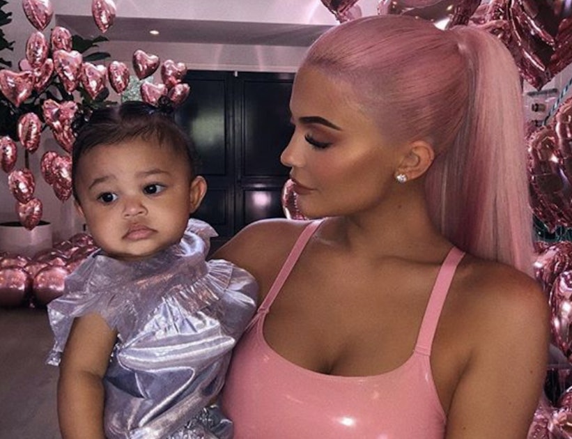 Kylie Jenner Posts Photo Of Stormi Webster With Louis Vuitton Bag