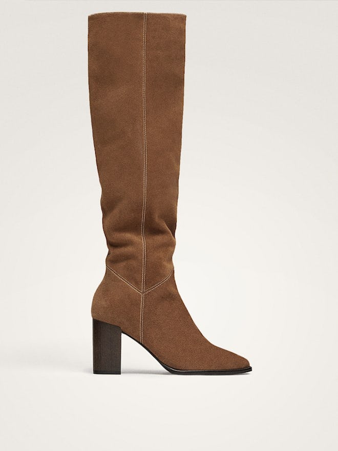 Suede Leather Boots