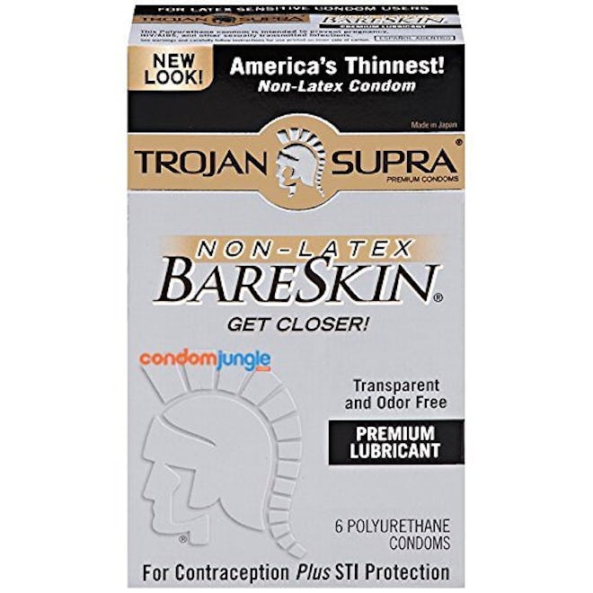 Trojan Supra Non-Latex Bareskin Condoms (18 Pack)