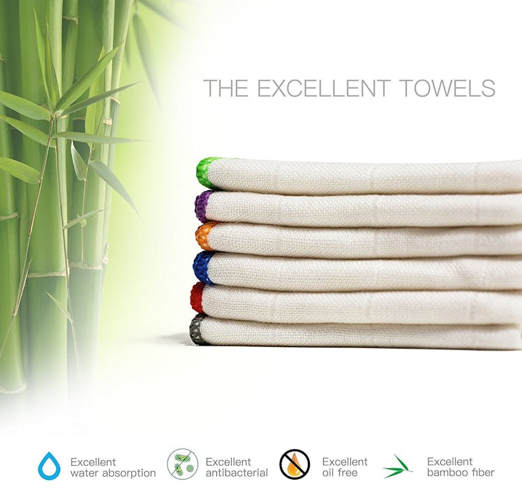 BONDRE Bamboo Kitchen Dish Cloths