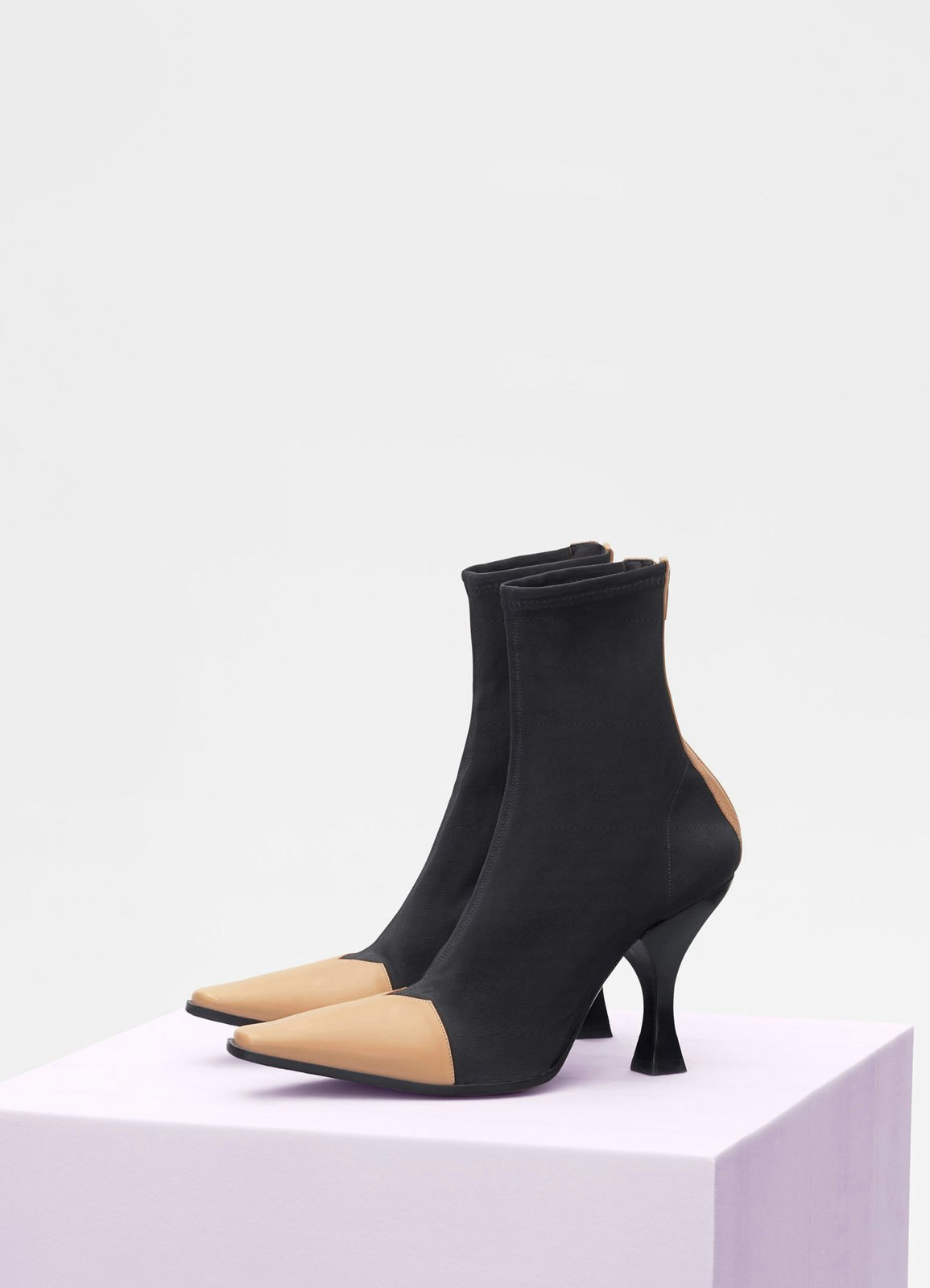 celine two tone boots