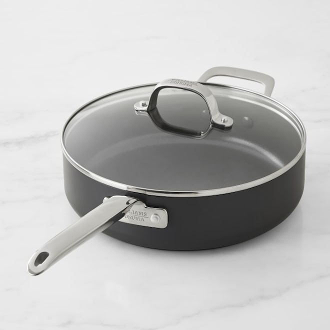 Williams Sonoma Professional Ceramic Non-Stick Plus Saute Pan with Helper Handle, 4-Qt.
