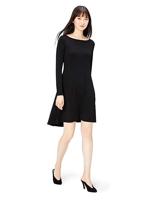 Daily Ritual Bateau-Neck Jersey Dress