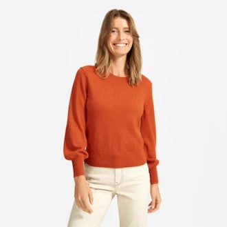 The Cashmere Lantern Sweater