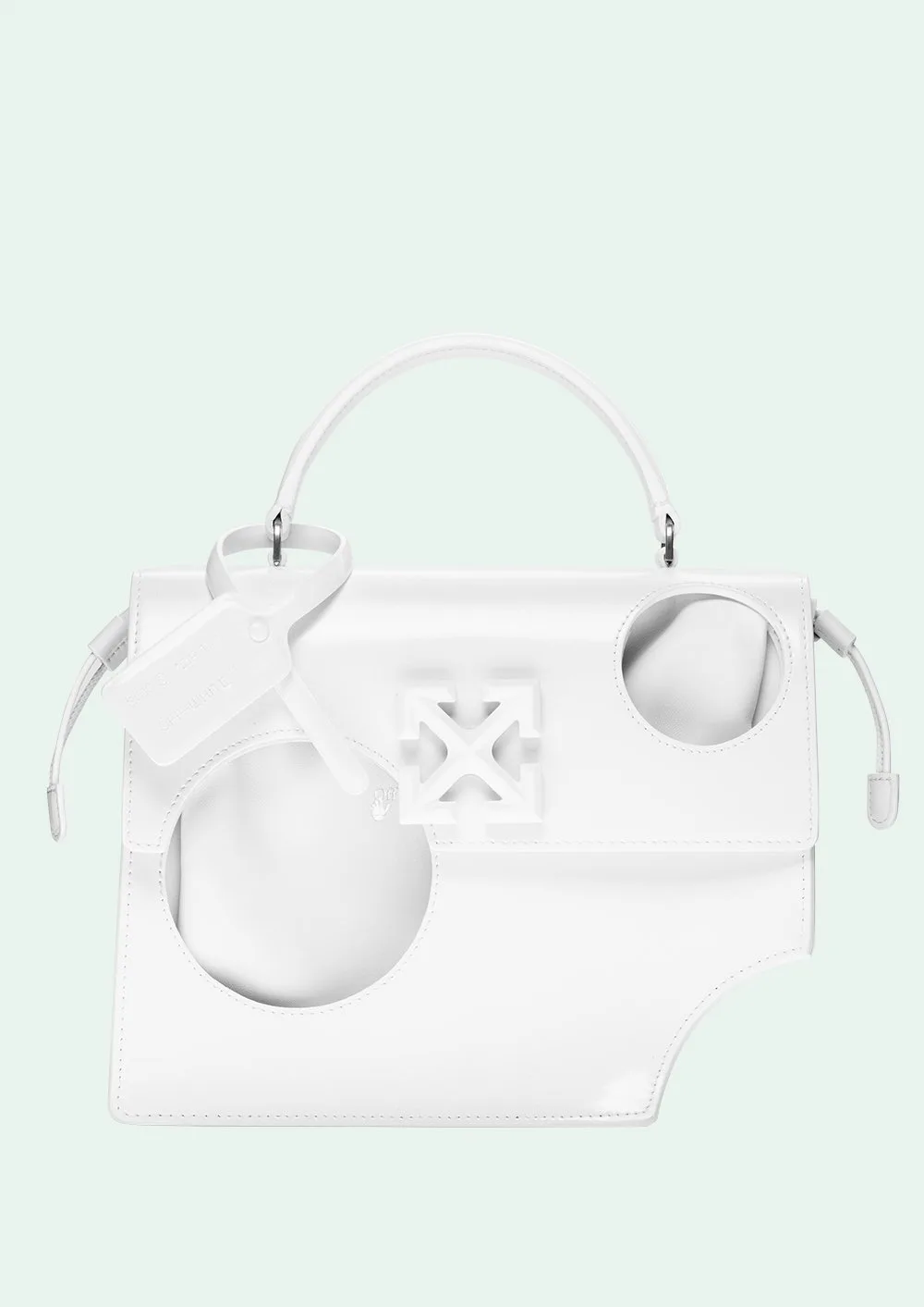 Off-White / オフホワイト | meteor 2.8 jitney bag 2way レザー ショルダーバッグ | ブラック | レディース off white（オフホワイト） Off-White / オフホワイト | meteor 2.8
