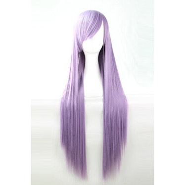 Light Purple Harajuku Heat Resistant Long Straight Anime Cosplay Wig