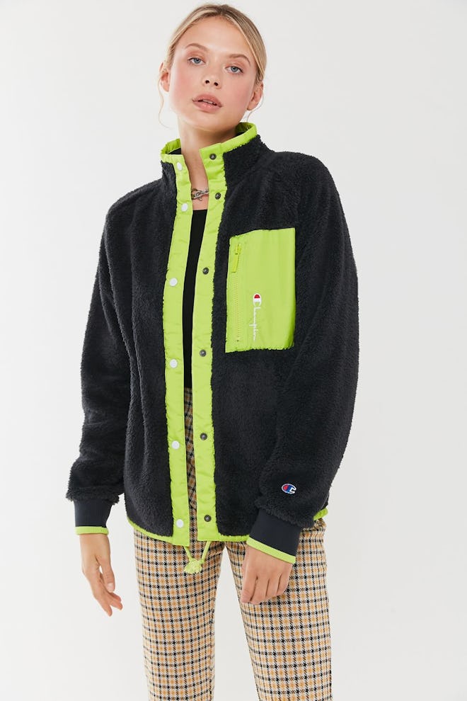 Champion UO Exclusive Sherpa Coach Jacket