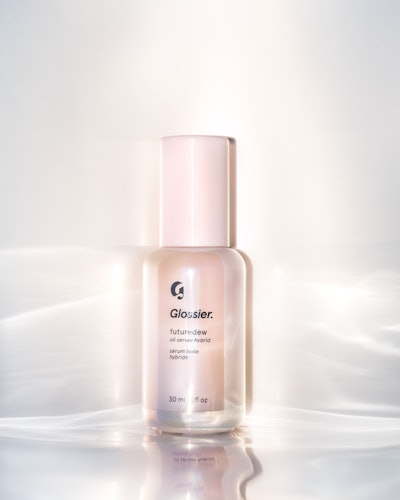 Packaging for Glossier's new Futuredew serum