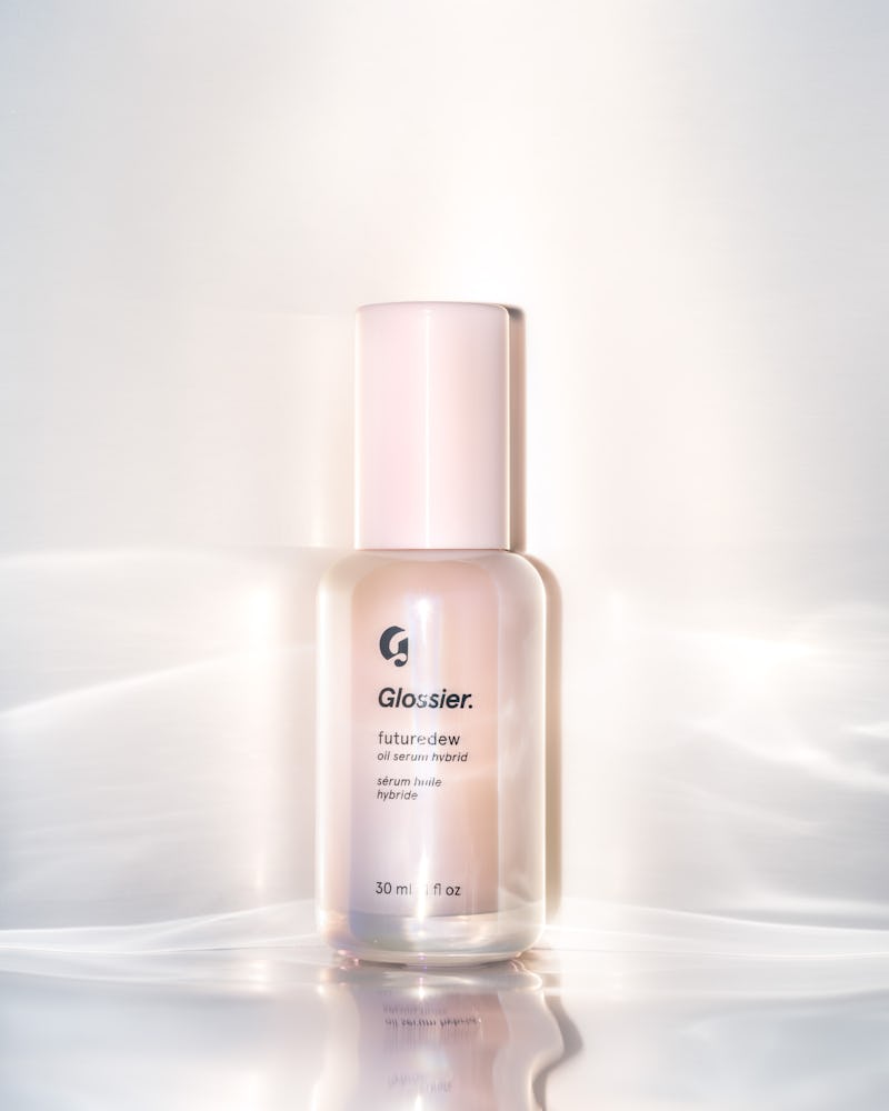 Packaging for Glossier's new Futuredew serum