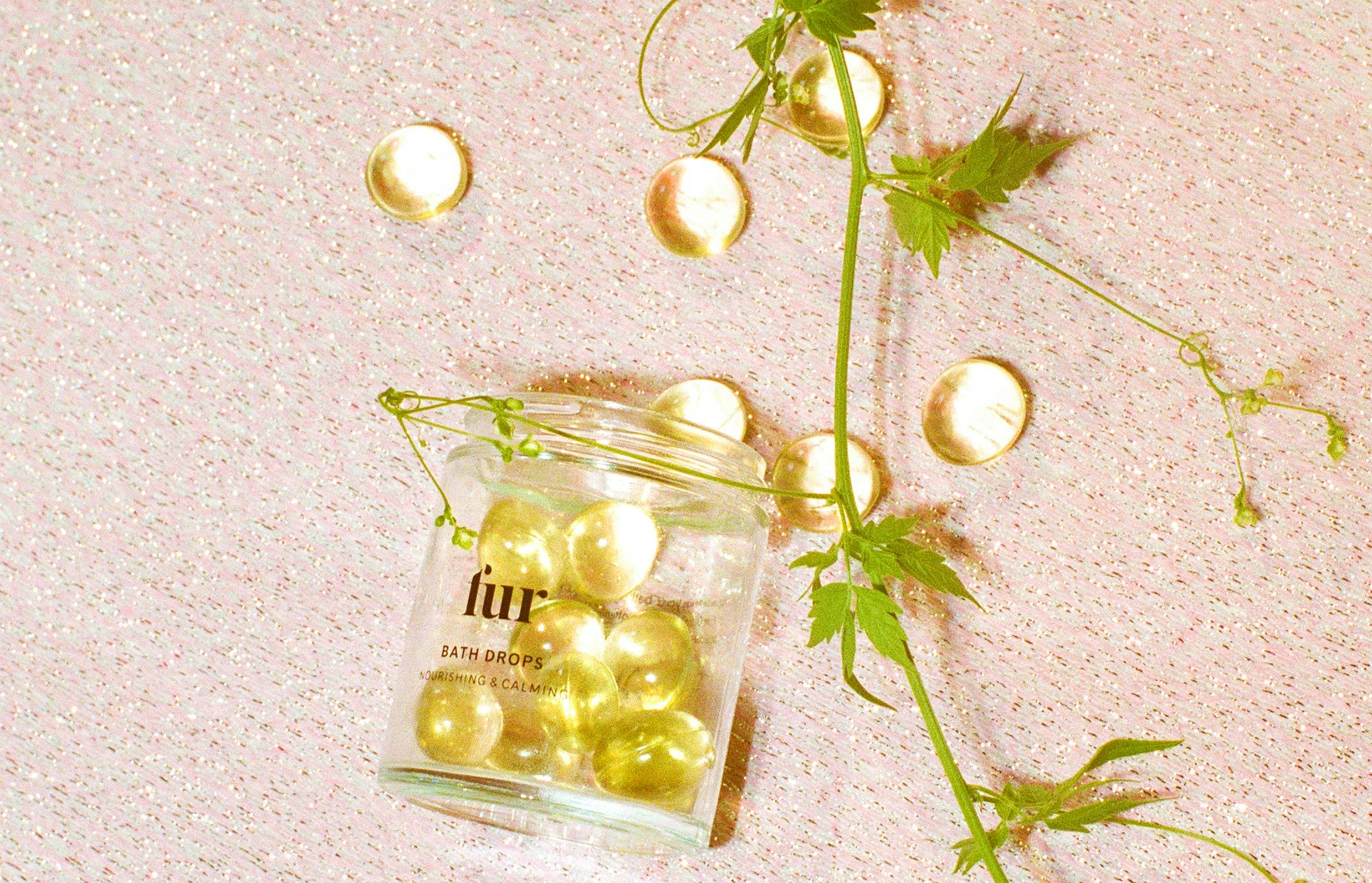 Fur's new Bath Drops in packaging