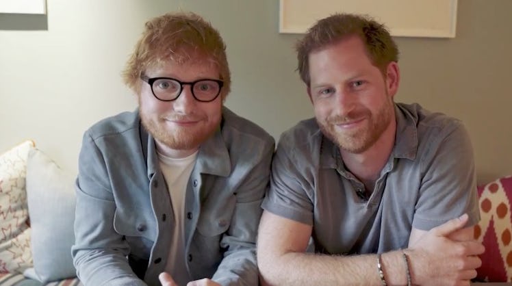 Prince Harry & Ed Sheeran for Mental Health Awareness Day