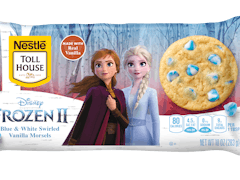 Nestlé Toll House's 'Frozen 2" Cookie Dough and Morsels are winter-themed. 