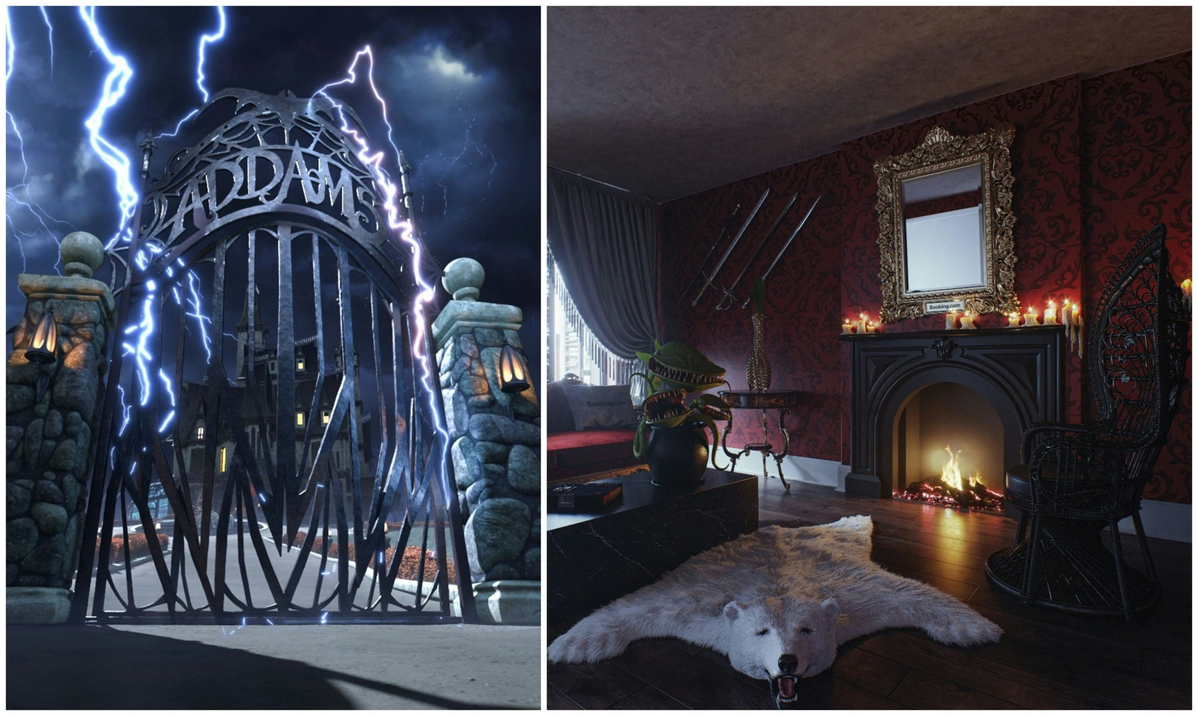 How To Stay In The Addams Family Mansion This Halloween