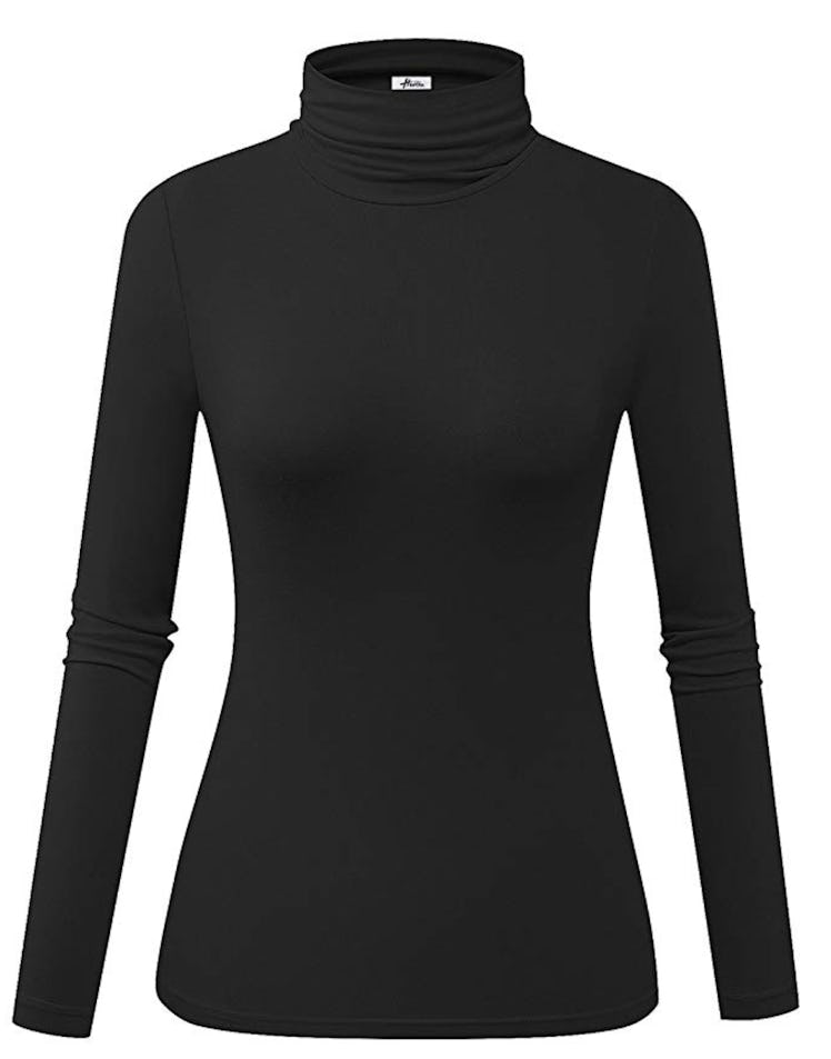 Herou Women's Lightweight Soft Mock Turtleneck Tops