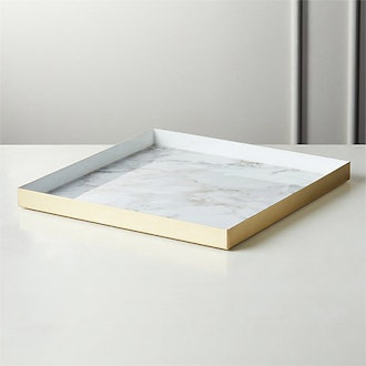 Active Large White Marble Tray