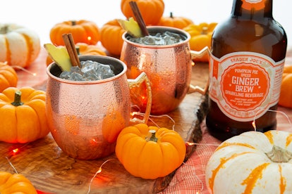Spice up your Instagram feed with pumpkin pie spiced ginger brew. Image credit: Trader Joe's