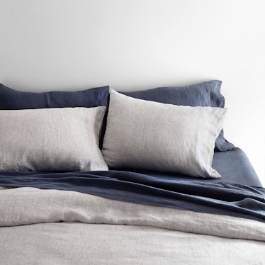Stonedwashed Linen Bed Bundle - Midnight Series