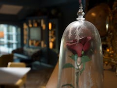 A rose that looks like the one from 'Beauty and the Beast' at Disney's Enchanted Rose lounge makes f...