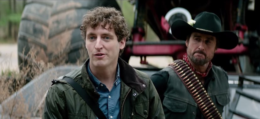 Thomas Middleditch and Luke Wilson as Flagstaff and Albuquerque in Zombieland Double Tap