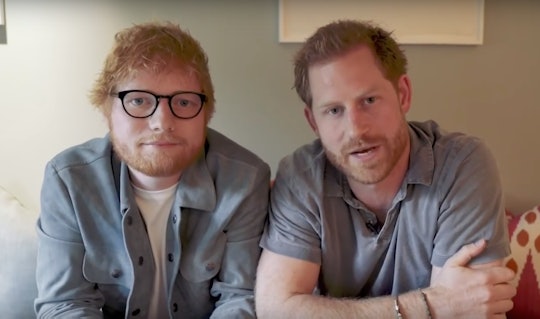Ed Sheeran and Prince Harry collaborate on a video for Mental Health Awareness Day