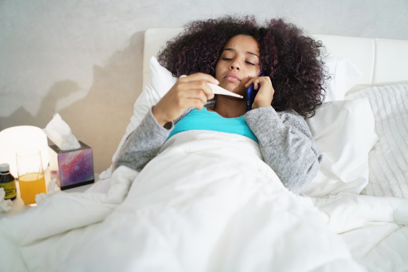 Anxiety about getting the flu from a roommate or partner is normal