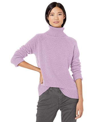 Goodthreads Wool Blend Jersey Stitch Turtleneck Sweater