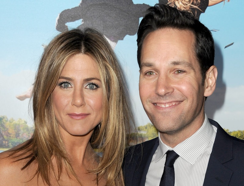 Paul Rudd ran over Jennifer Aniston's toe on his first day on set of Friends