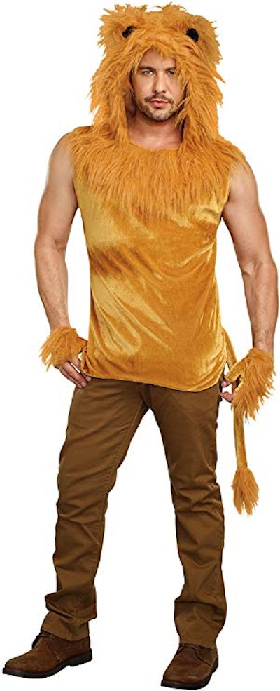 Men's King Of The Jungle Lion Costume Shirt