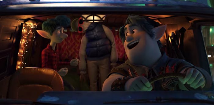 A scene from Pixar's Onward