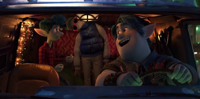 A scene from Pixar's Onward