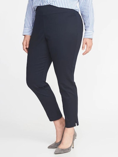 Old Navy High-Waisted Side-Zip Plus-Size Pants
