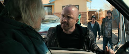 Aaron Paul, Charles Baker, and Matt Jones as Jesse Pinkman, Skinny Pete, and Badger in El Camino: A ...