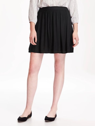 Old Navy Fit & Flare Drapey Skirt for Women