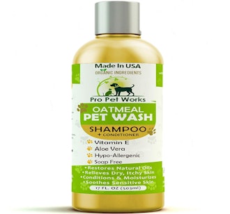  Pro Pet Works Oatmeal Pet Wash Shampoo & Conditioner (17 ounces)