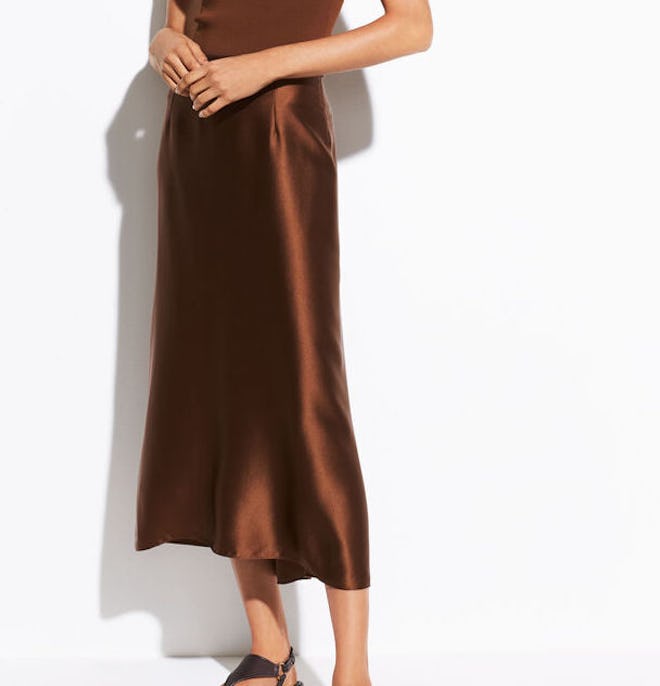 Satin Slip Skirt